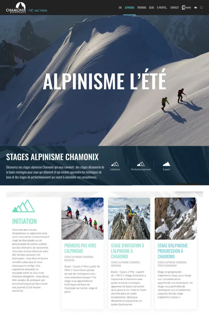 Le site public